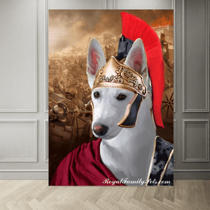 "Roman soldier" style - Custom Pet Canvas