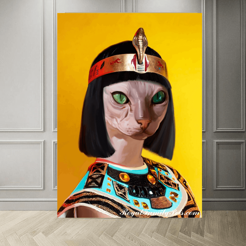 "Cleopatra" style - Custom Pet Canvas