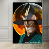 "Witch" style - Custom Pet Canvas