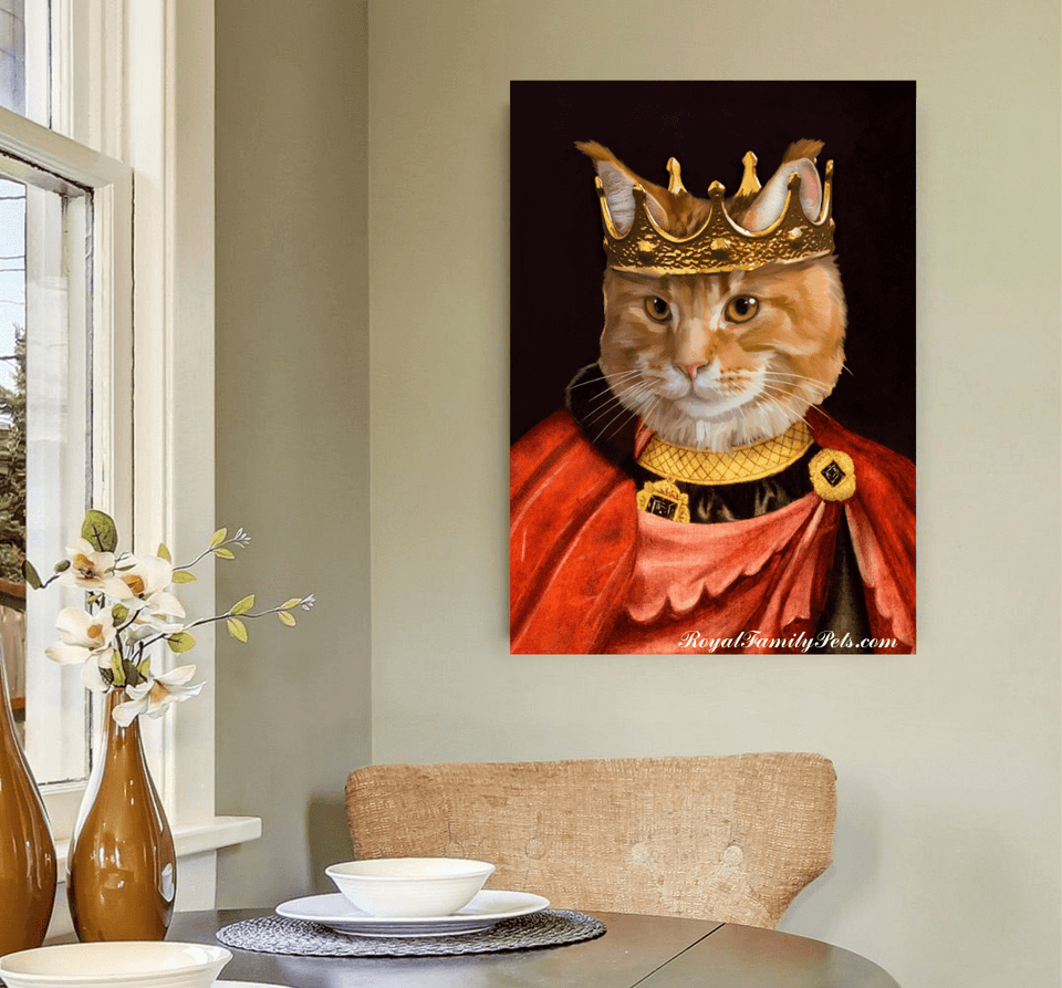 "King" style - Custom Pet Canvas