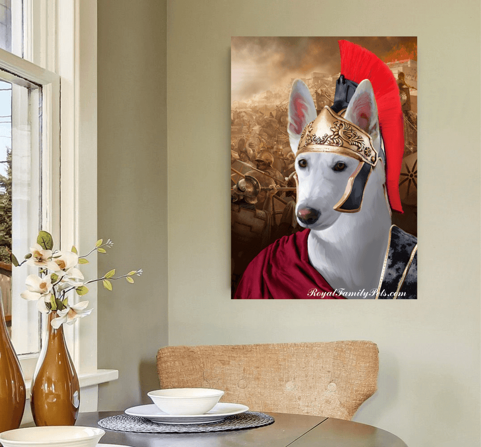 "Roman soldier" style - Custom Pet Canvas