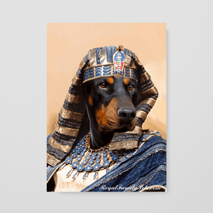 "Pharaoh" style - Custom Pet Canvas