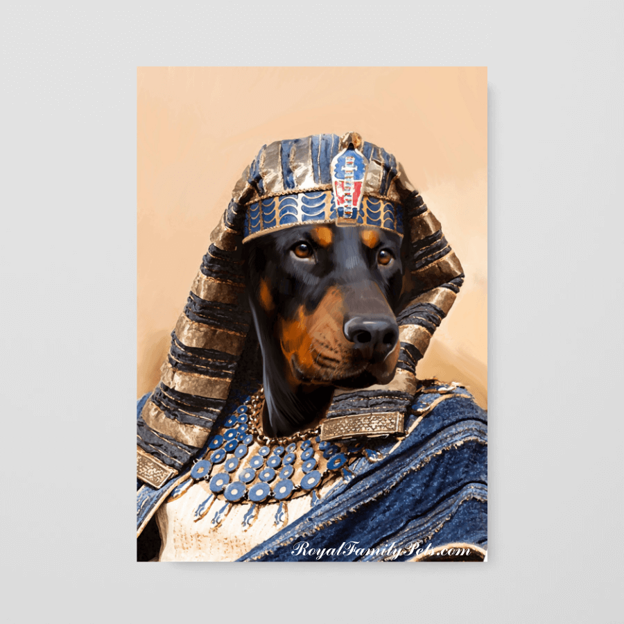 "Pharaoh" style - Custom Pet Canvas