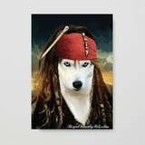 "Captain Jack Sparrow" style - Custom Pet Canvas