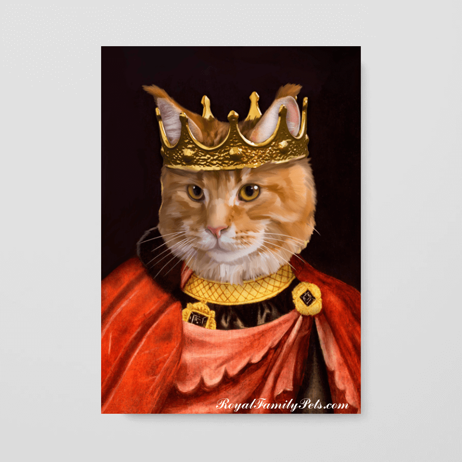 "King" style - Custom Pet Canvas